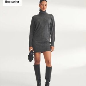 NAADAM turtleneck sweater dress